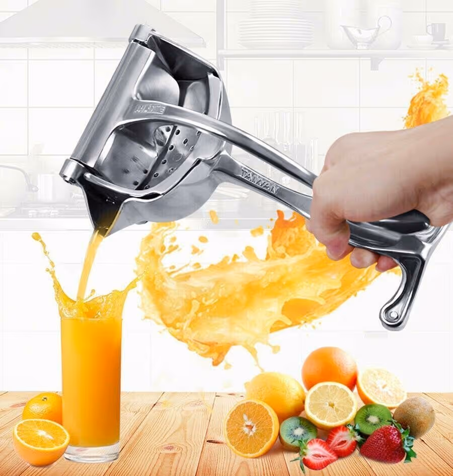 Heavy duty stainless steel fresh fruit juice extractor - manual citrus press